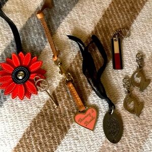 Total of 7 Varieties of Designer Bag Bling.VeraBradley, Dooney&Bourke, MK,juicy…